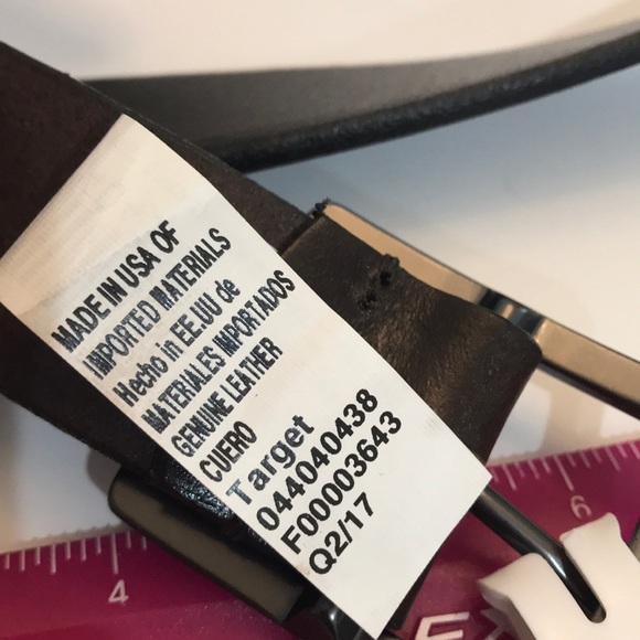 Men’s Brown Genuine Leather Belt New - Picture 7 of 7